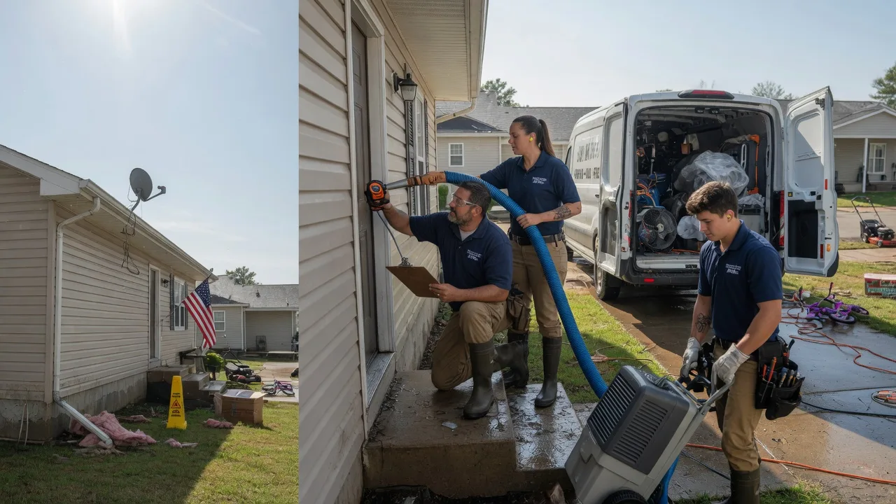 Ceiling Water Damage Restoration in Ludlow, SD near me